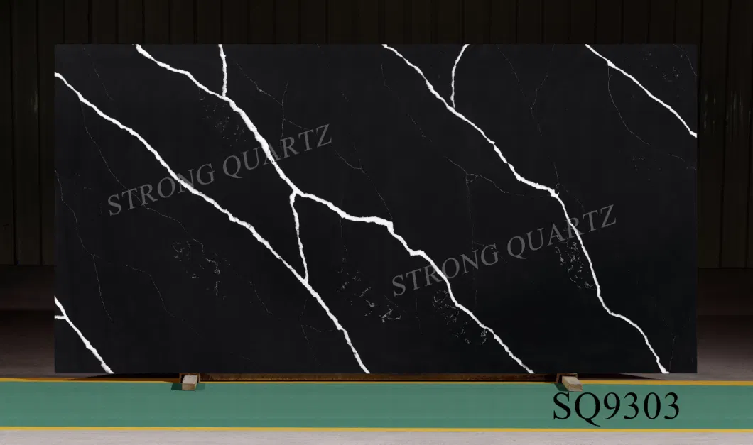 Small Grain Engineered Quartz Stone Slabs for Building Material/Countertop/Vanity Top in China