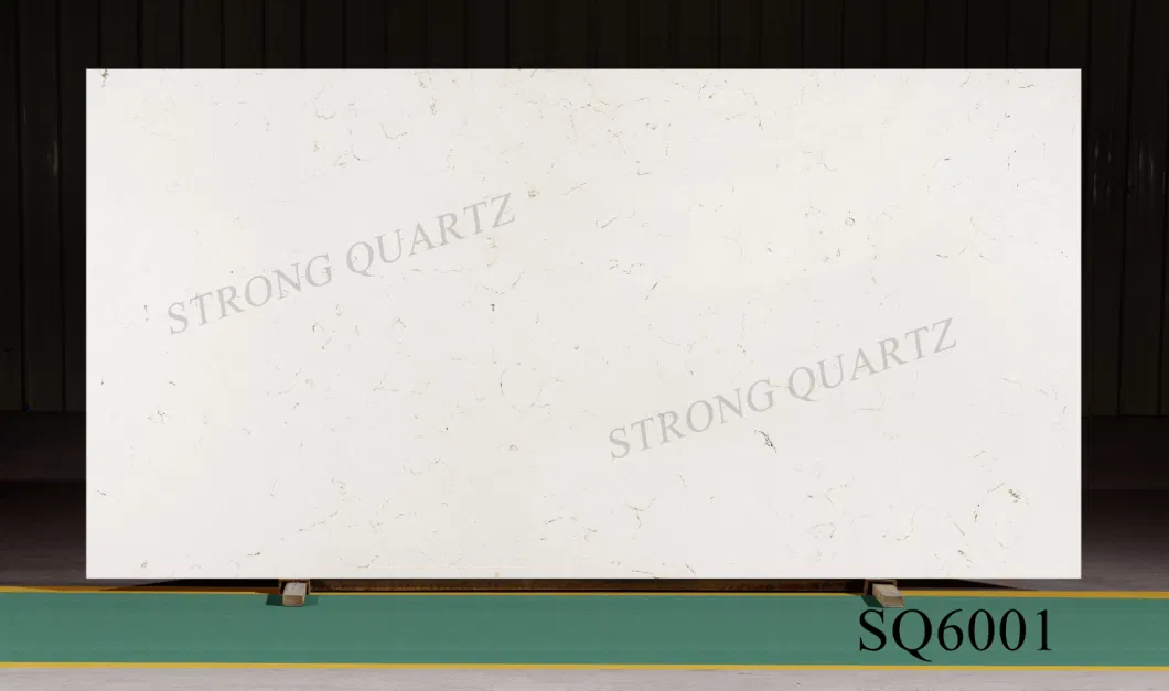 Grey Quartz Countertop Pure Color Quartz Stone Slab for Worktop/Table/Bathroom/Island in China